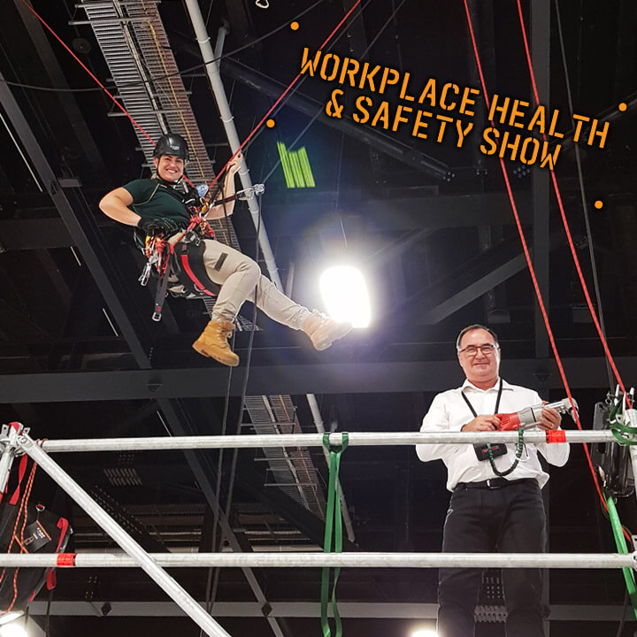 Saferight showing height safety at conference in Sydney