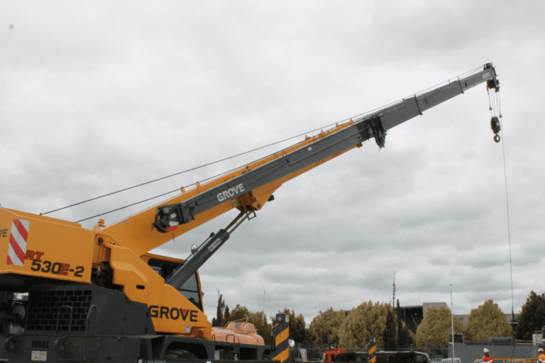 C6 Crane being used at the Perth Saferight Facility for SLEWING MOBILE CRANE (UP TO 60 TONNES) course.