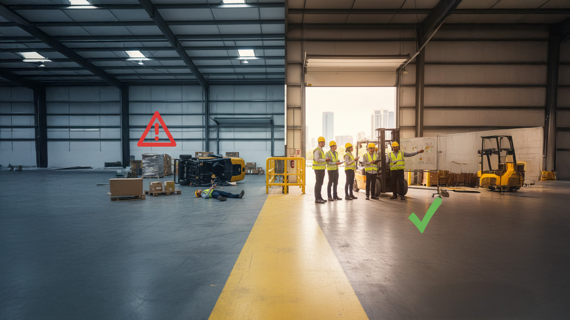 Forklift Hazards in the Workplace: Key Risks, Control Measures & Training in Perth WA - Class of students learning safety